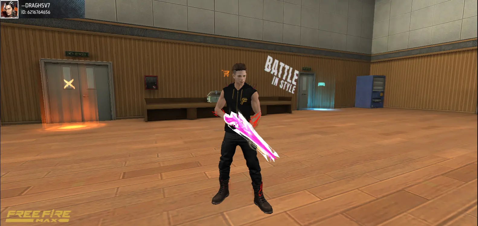 Screenshot Kyy Injector di dalam game Free Fire