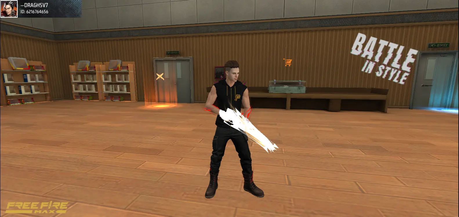 Screenshot Kyy Injector di dalam game Free Fire
